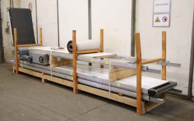 Förderband frequenzgeregelt von Transnorm - 1100  13800 x 600 mm