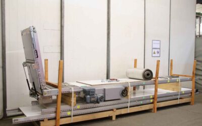 Alternative view of Förderband frequenzgeregelt von Transnorm - 1100  13800 x 600 mm