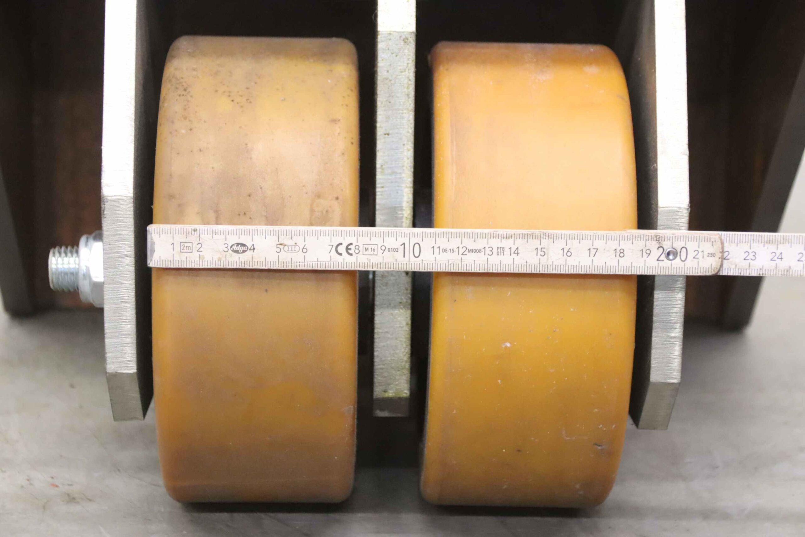 Schwerlastrollen 4 Stück von Tente - Rad-Durchmesser 200 x 80 mm – Bild 5