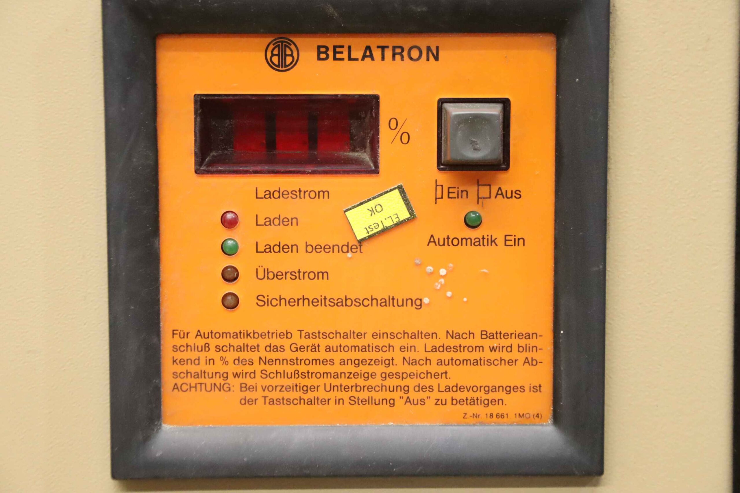 Ladegerät für Stapler 24 V/90 A von Benning - E220 G24/90 B-FB – Bild 5