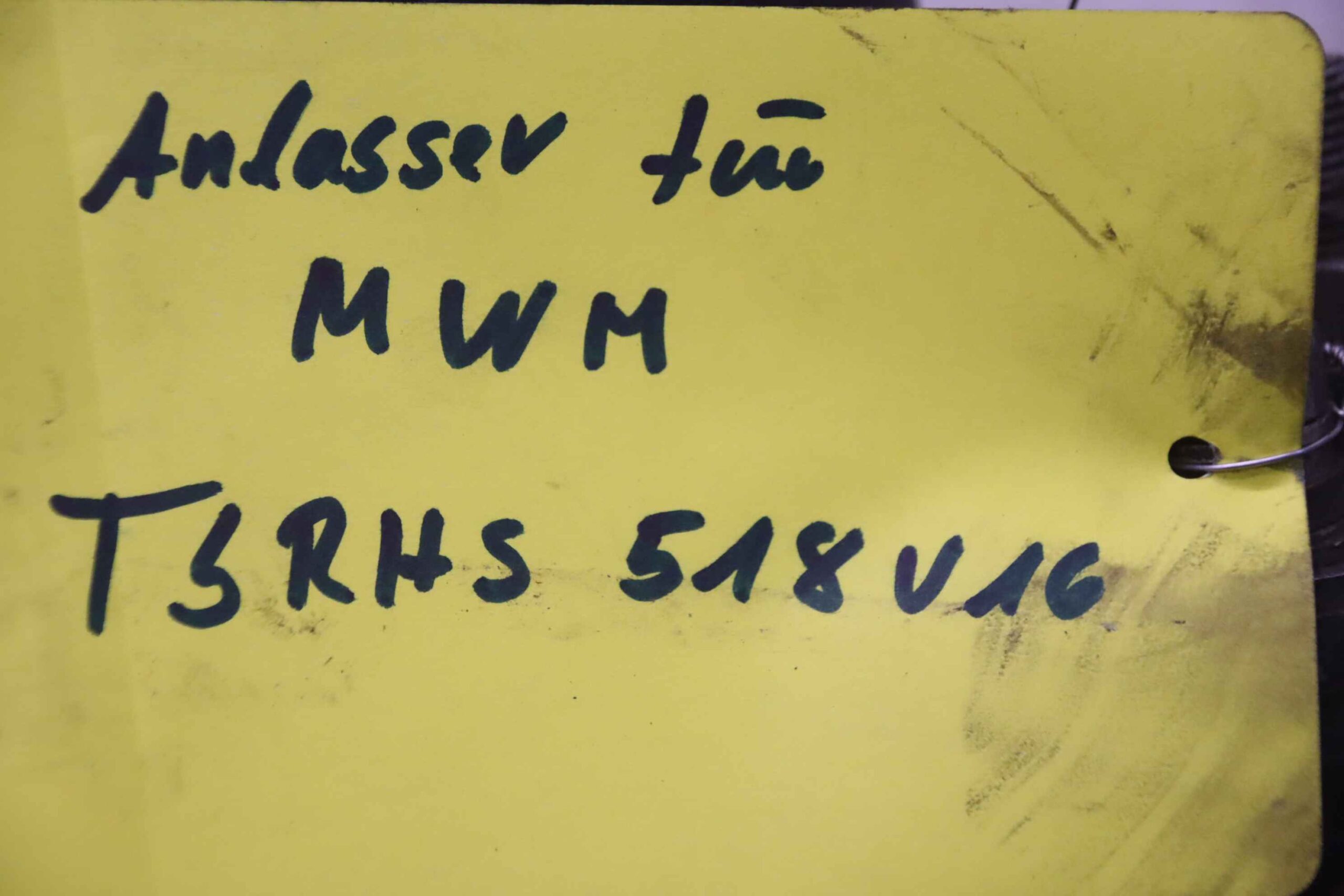 Anlasser Dieselmotor 16 Zylinder von Bosch MWM - 0 001 510 003 RHS 518V16 – Bild 9