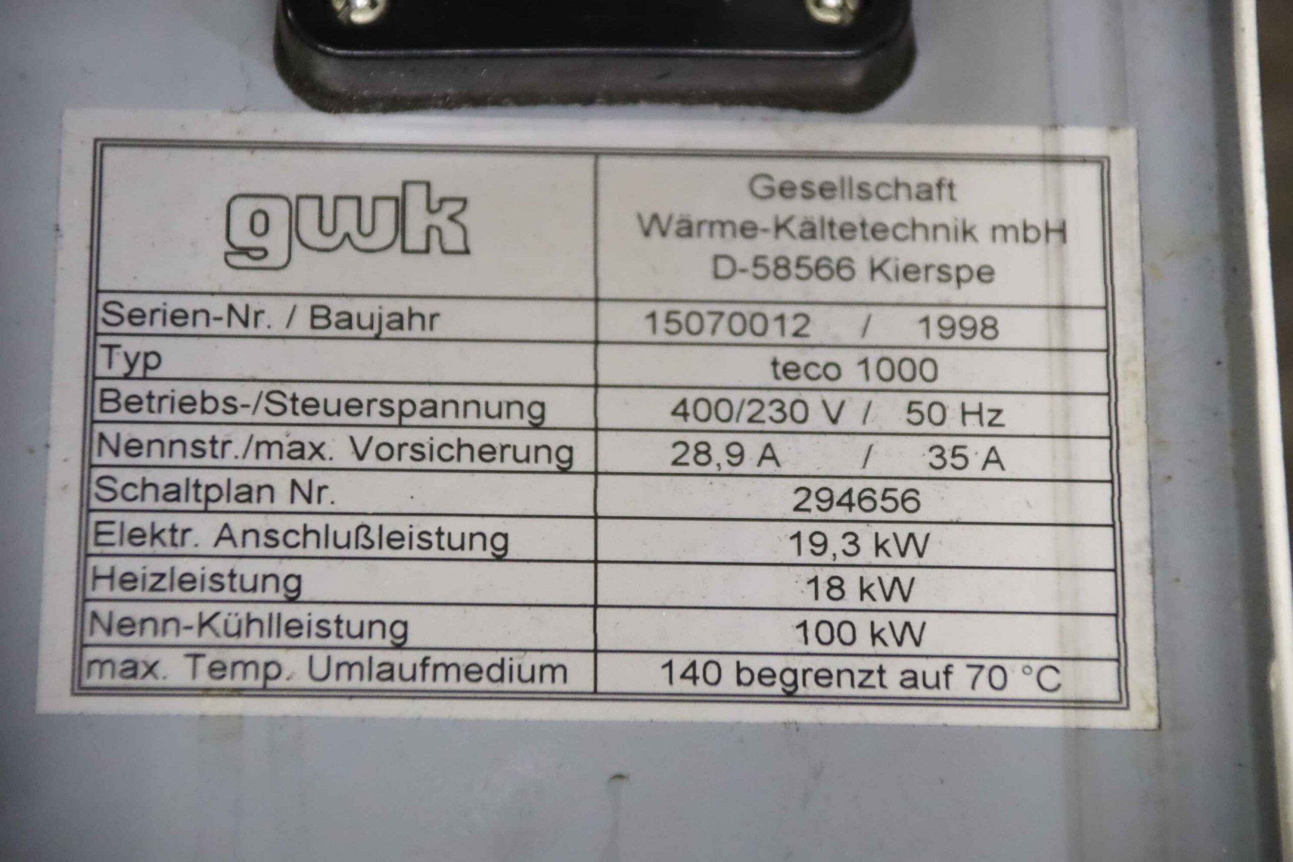 Temperiergerät von gwk - teco 1000 – Bild 6