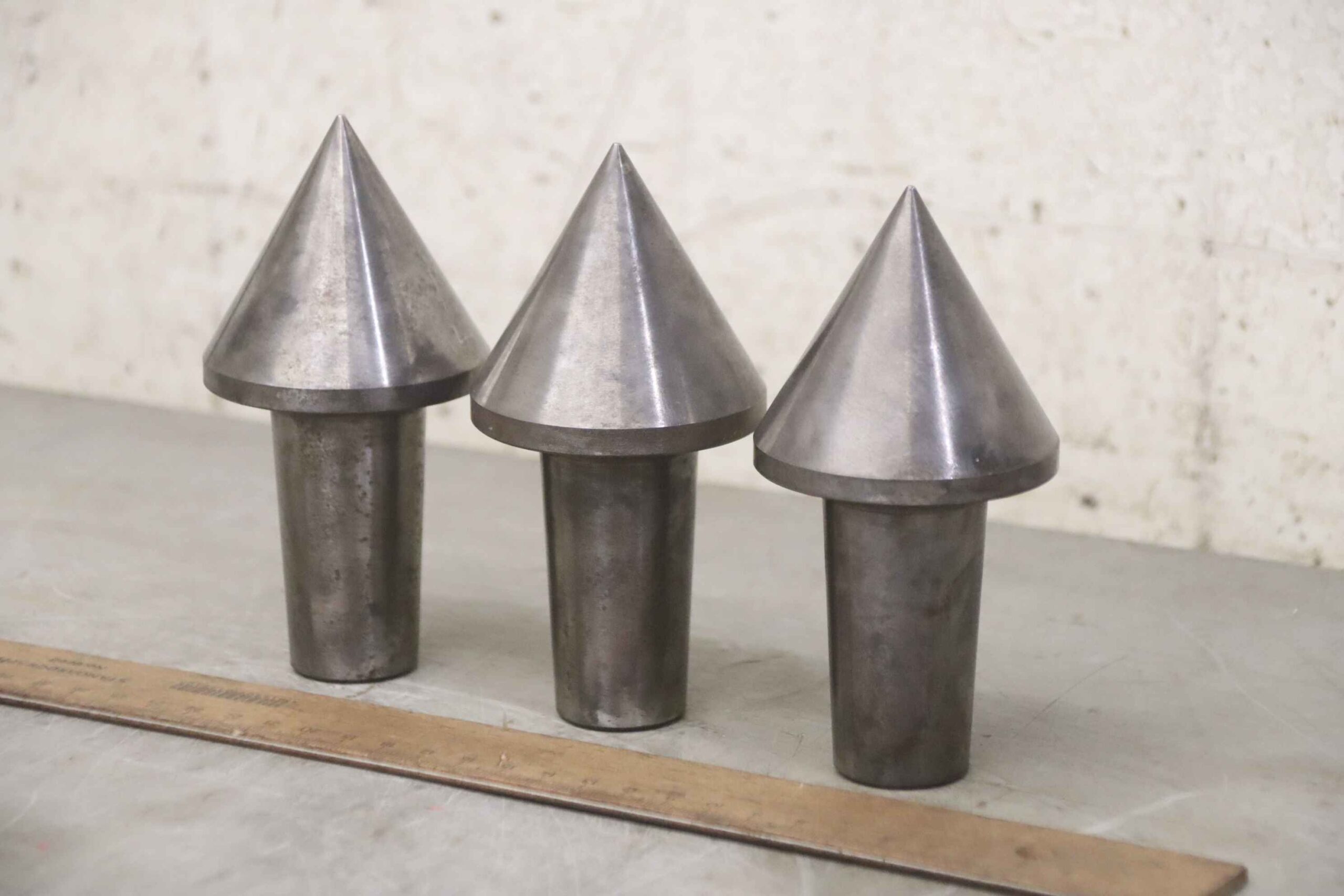 feste Zentrierspitze von WMW ABW - Ø 65 mm / Ø 30/35 x 64 mm