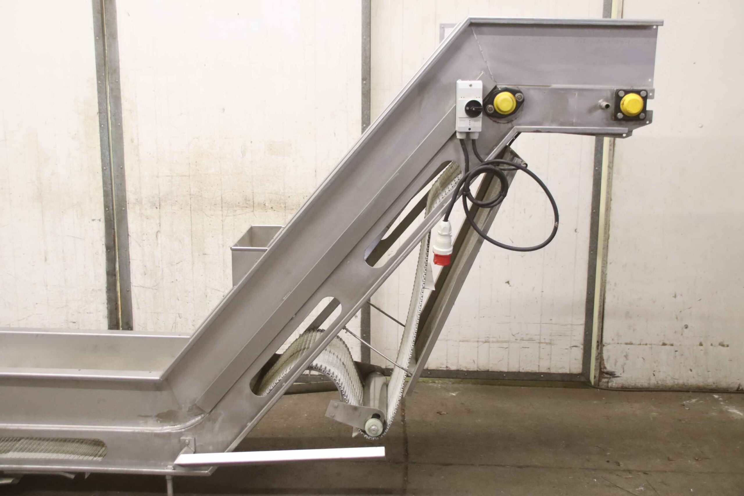 Steigförderband 12 m/min von Edelstahl - 5040 x 455 mm – Bild 4