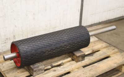 Alternative view of Umlenkrolle Förderband von unbekannt - Ø 236 x 750 mm