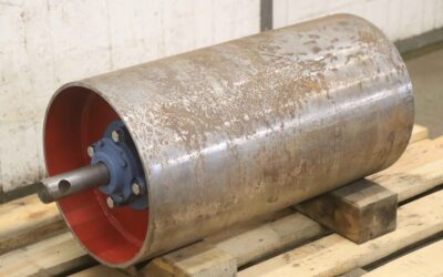 Alternative view of Umlenkrolle Förderband von unbekannt - Ø 320 x 605 mm