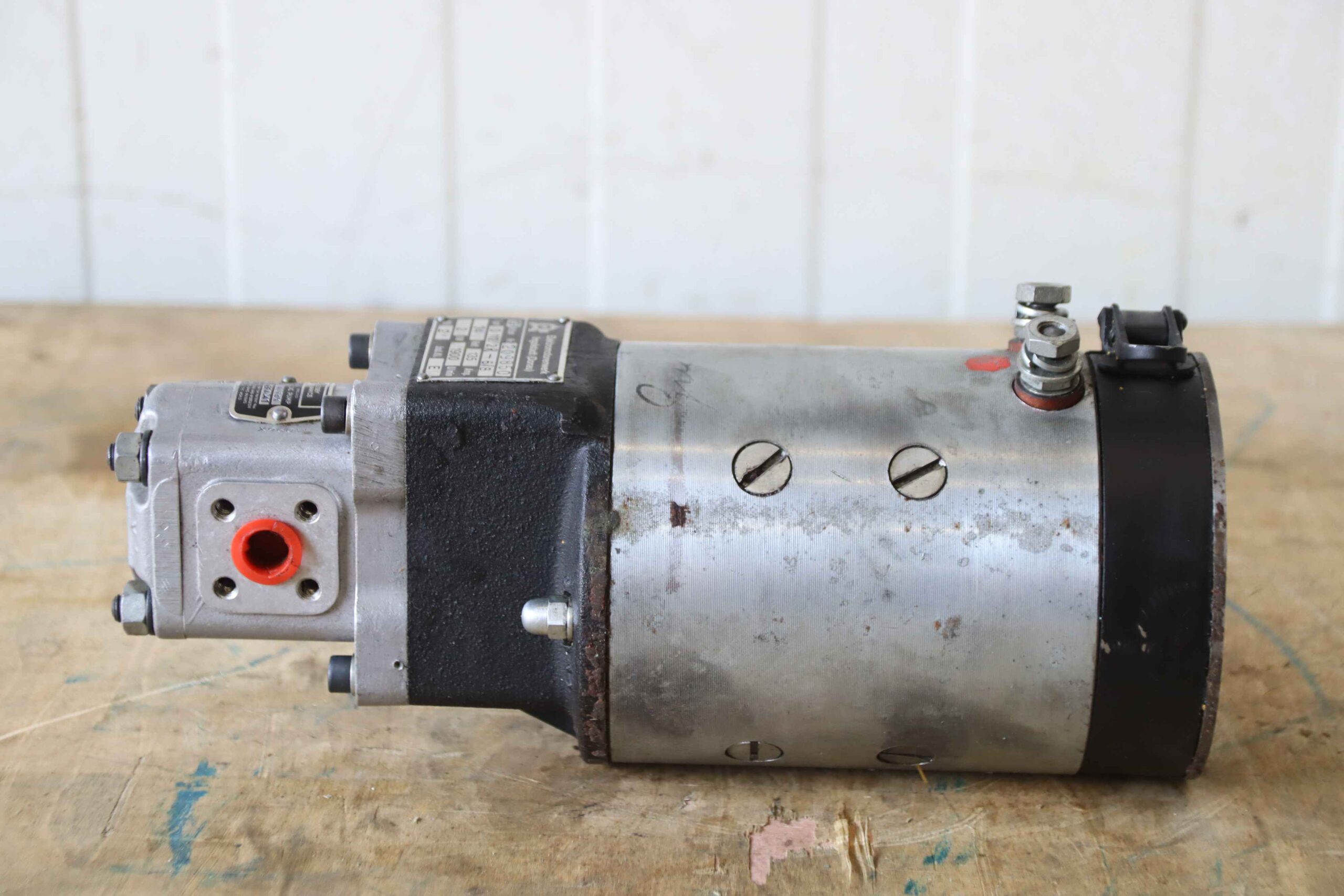 Hydraulikpumpe 24 V 2 kW von Plessey EMI - A096X D 112/2R-6/8 – Bild 6