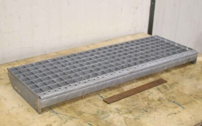 Alternative view of Gitterroste von Stahl - 800 x 270 x 70 mm