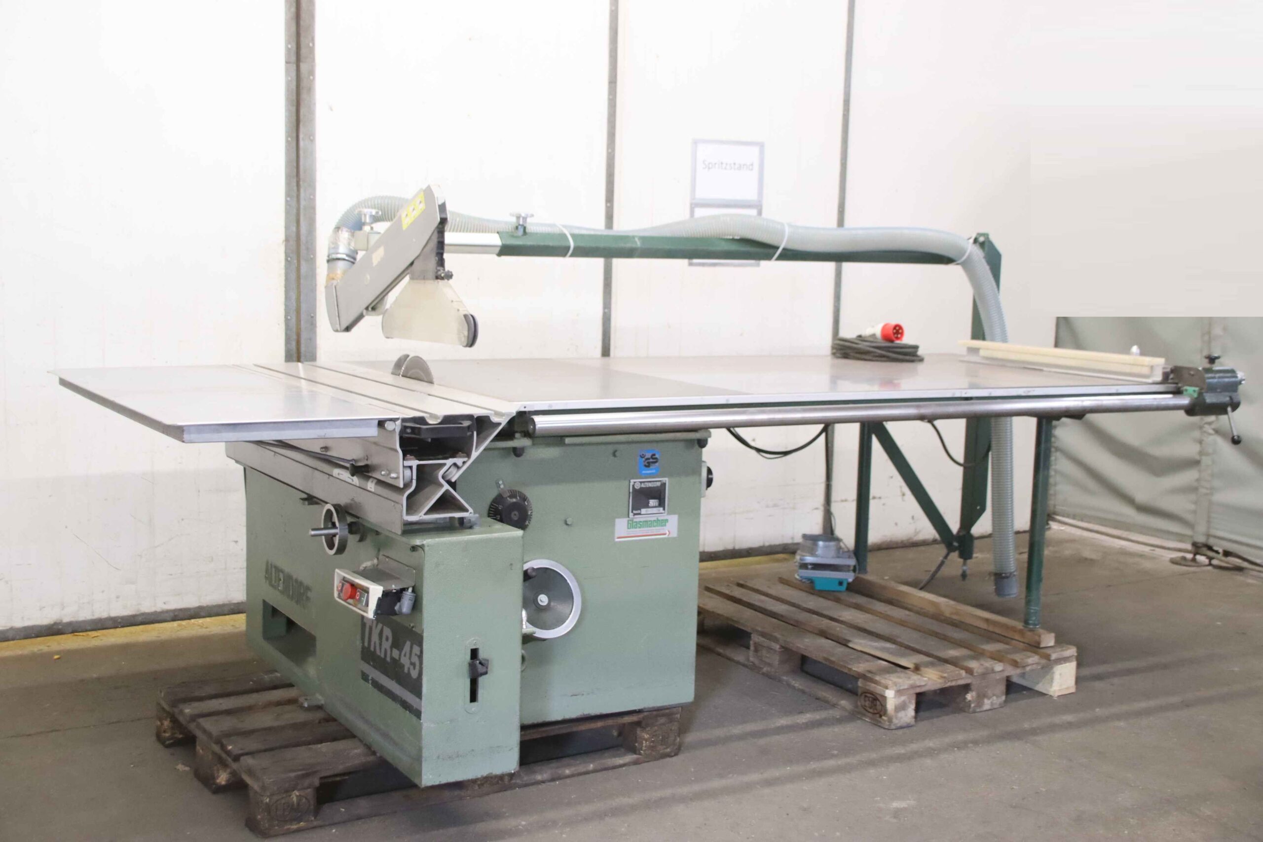 Formatkreissäge mit langem Anschlagtisch von Altendorf - TKR 45 schwenkbar 45° – Bild 2