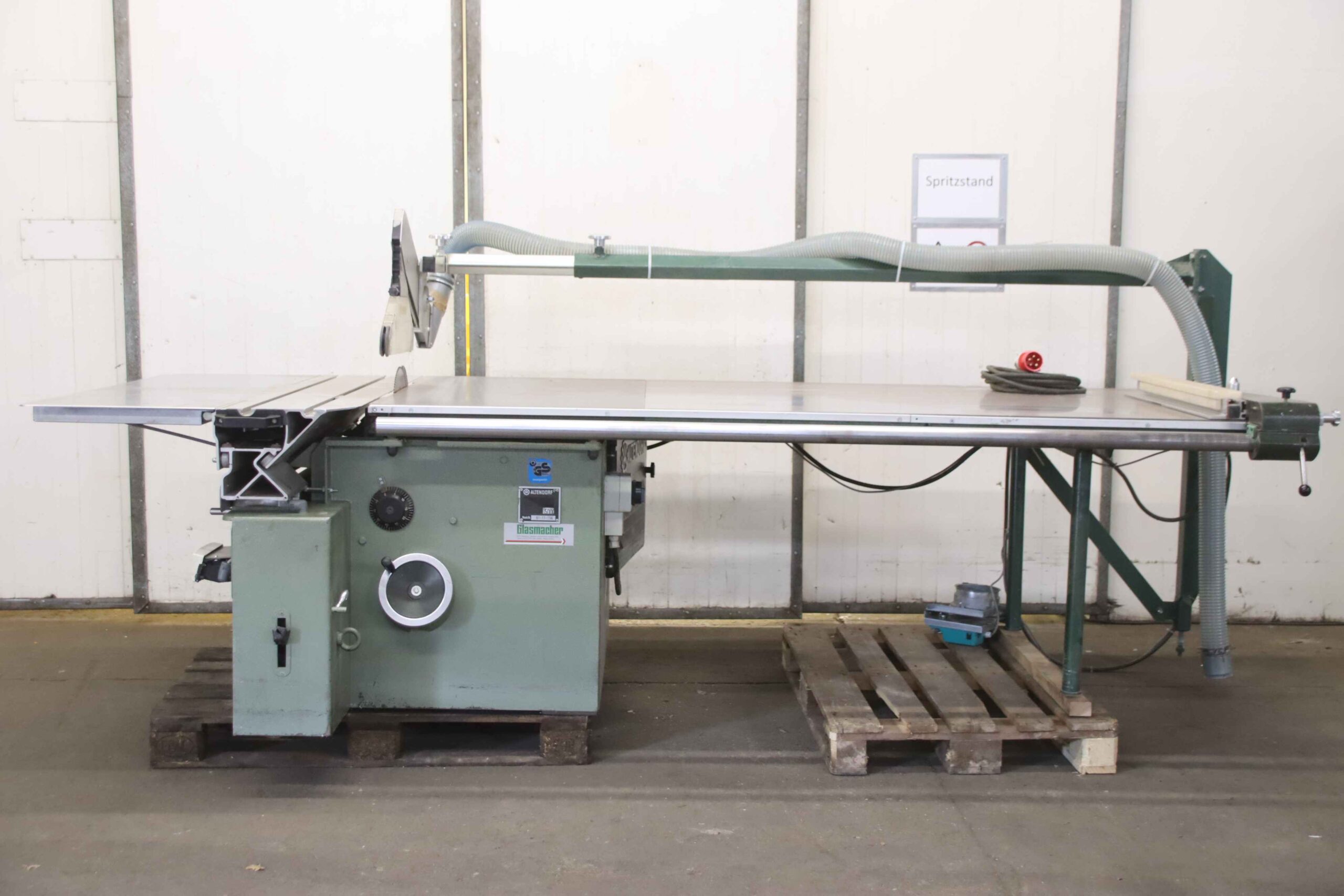 Formatkreissäge mit langem Anschlagtisch von Altendorf - TKR 45 schwenkbar 45° – Bild 3