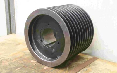 Keilriemenscheibe 10-rillig von Guss - SPC 320-10 (22 mm)