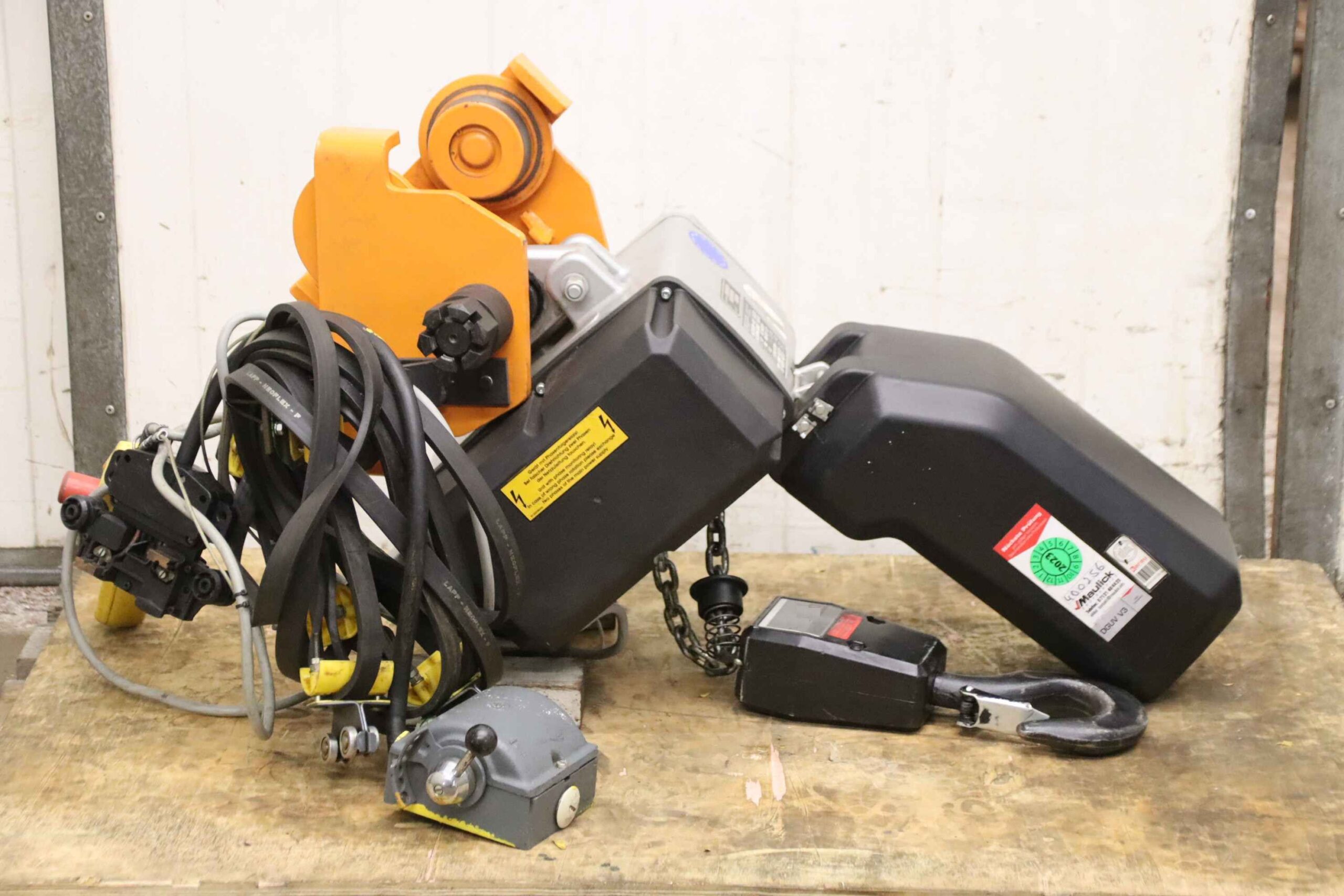 Kettenzug mit Fahrwerk 2000 kg von HADEF - CH3 – Bild 8