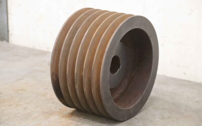 Keilriemenscheibe 6-rillig von Guss - SPB 200-6 (17 mm)