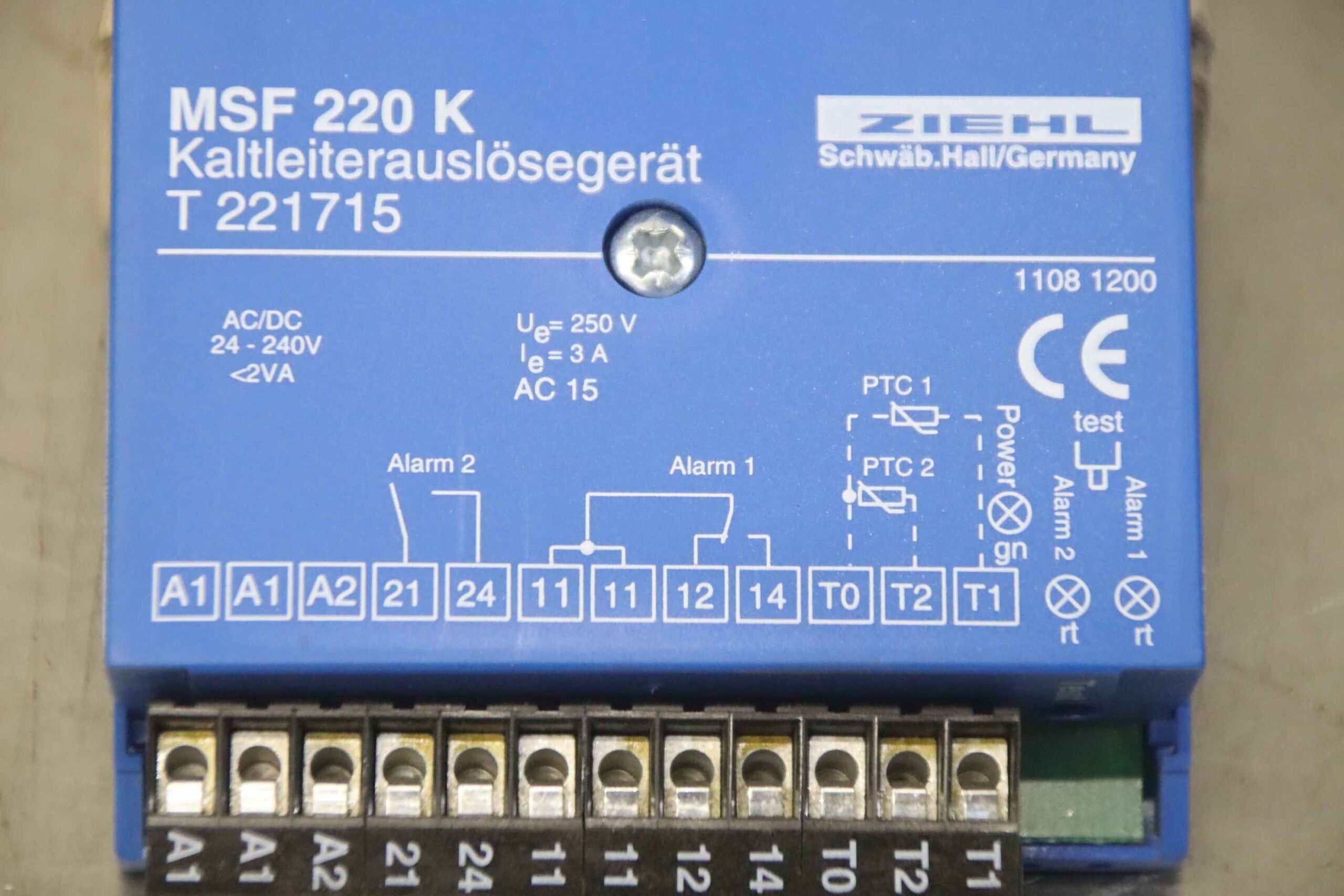 Kaltleiter-Relais von Ziehl - MSF 220 K T 221715 – Bild 4