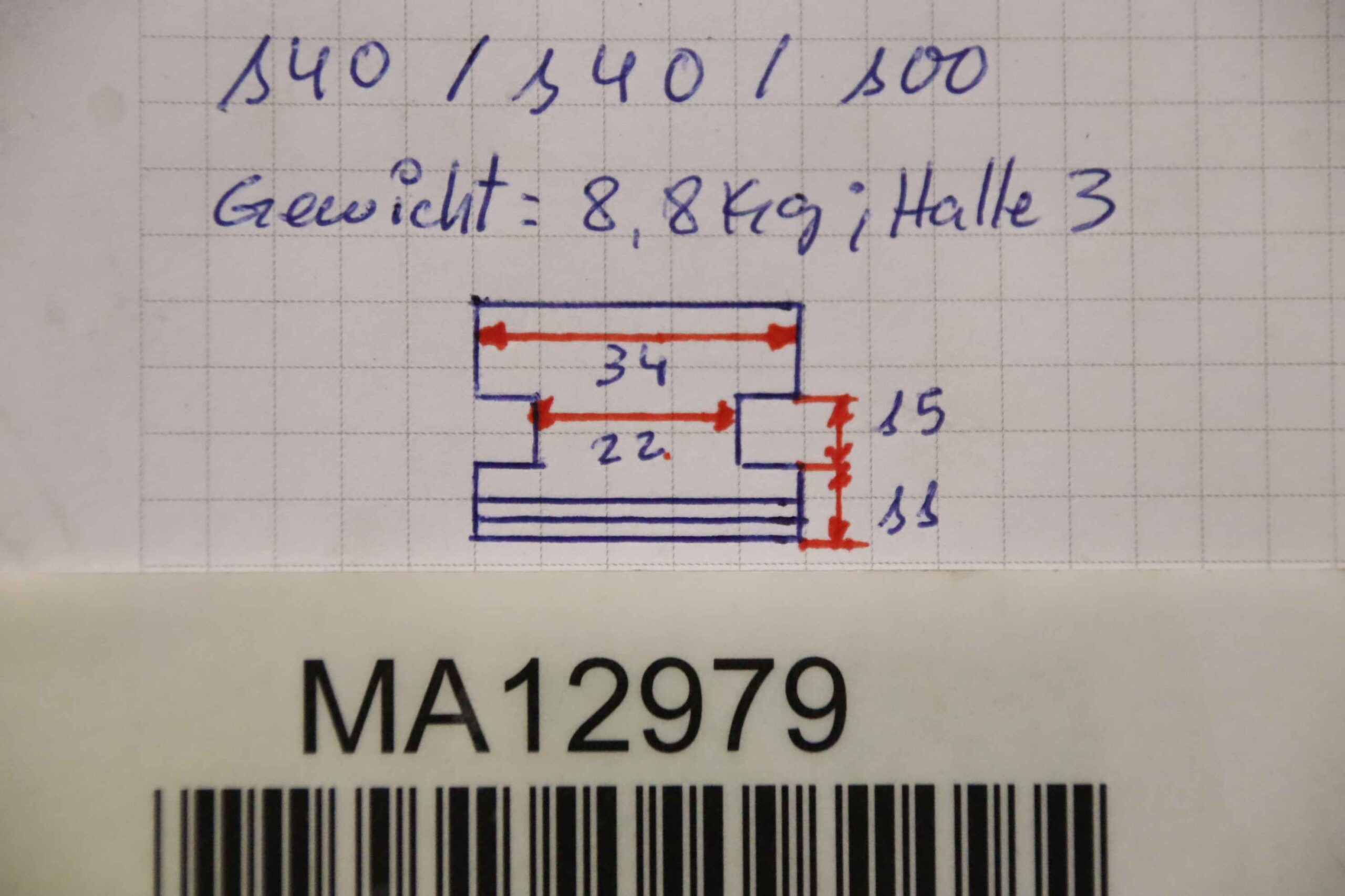 Wechselbacken Vierbackenfutter von unbekannt - Breite 34 mm – Bild 7