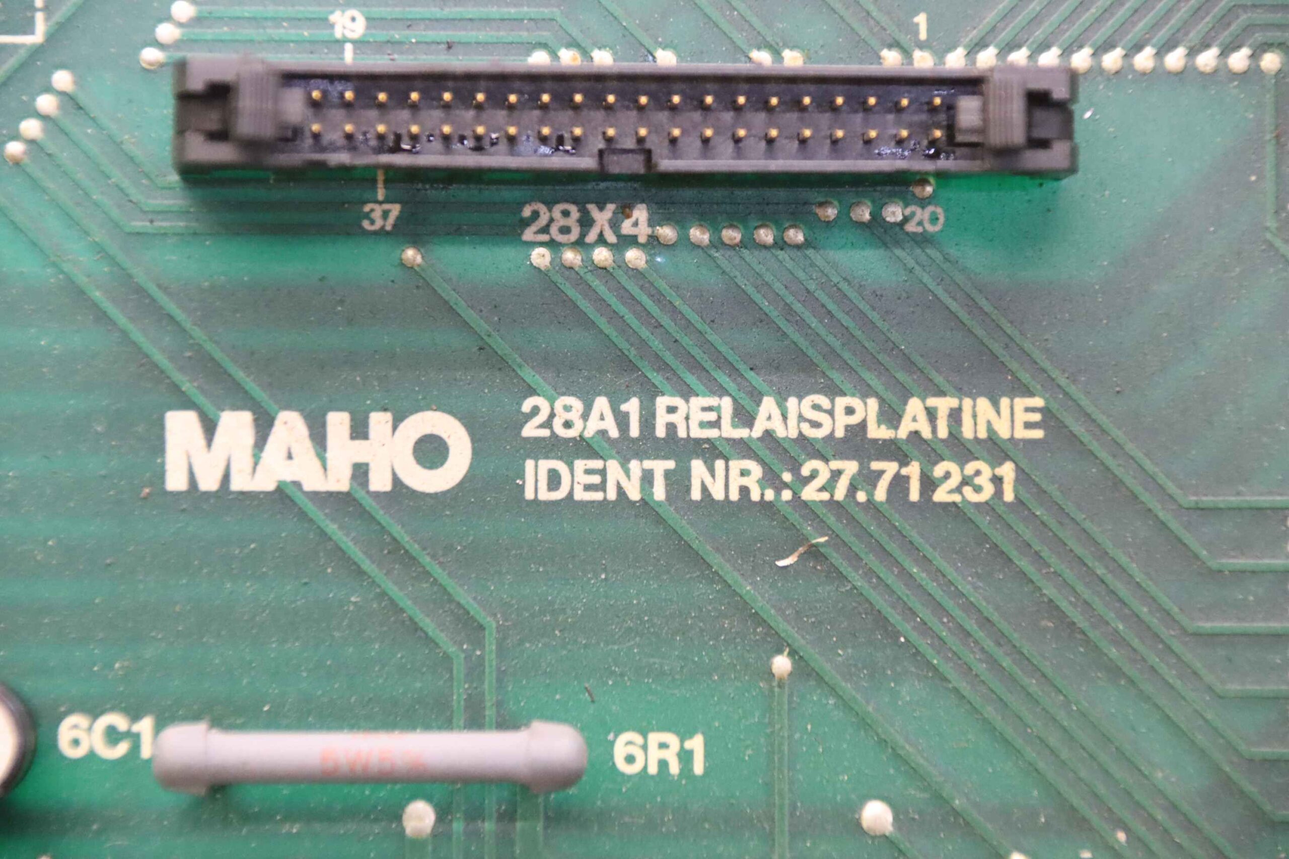 Relaisplatine Steuerkarte von MAHO - 28A1 27.71 231 MH 800C – Bild 5