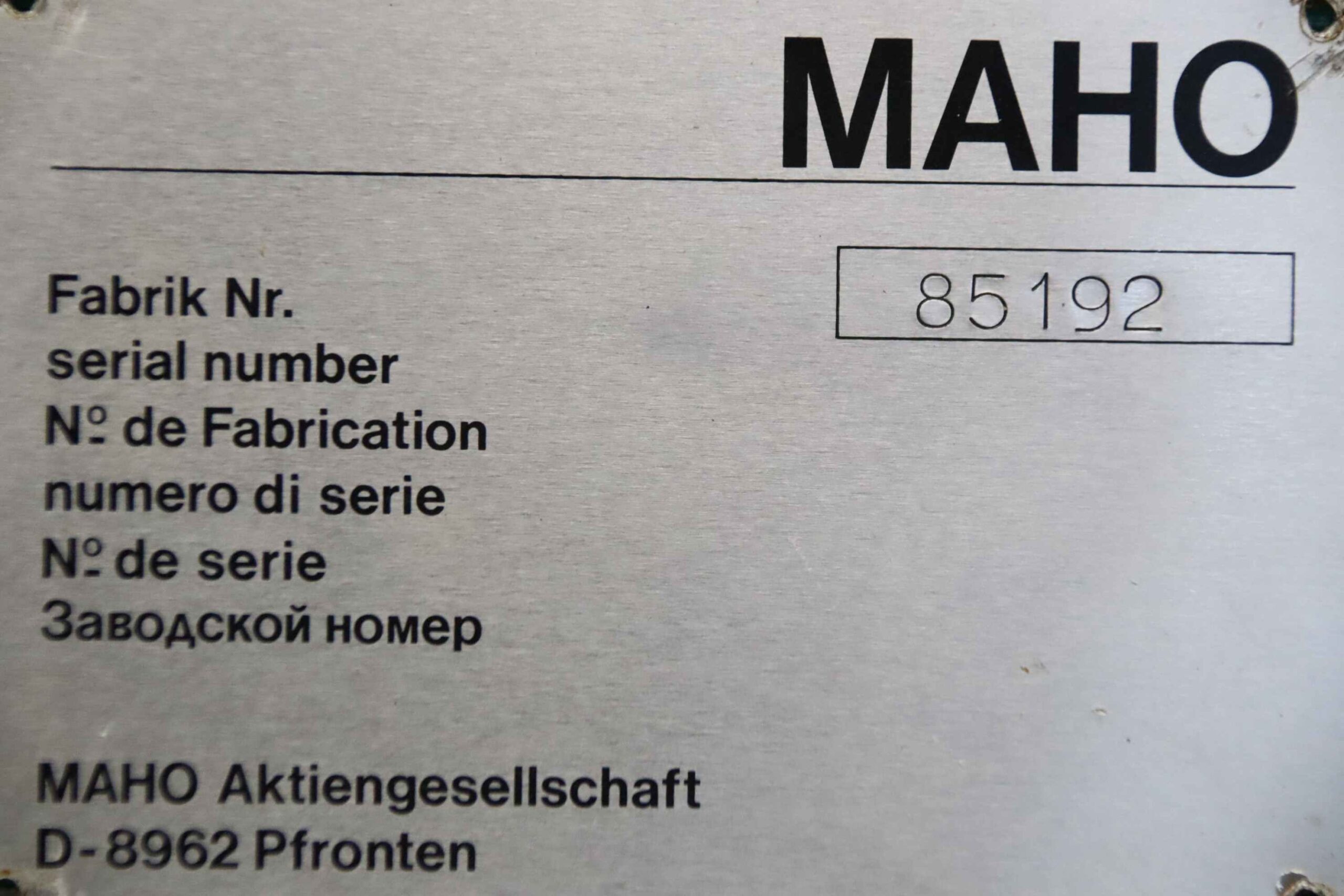 Relaisplatine Steuerkarte von MAHO - 28A1 27.71 231 MH 800C – Bild 7