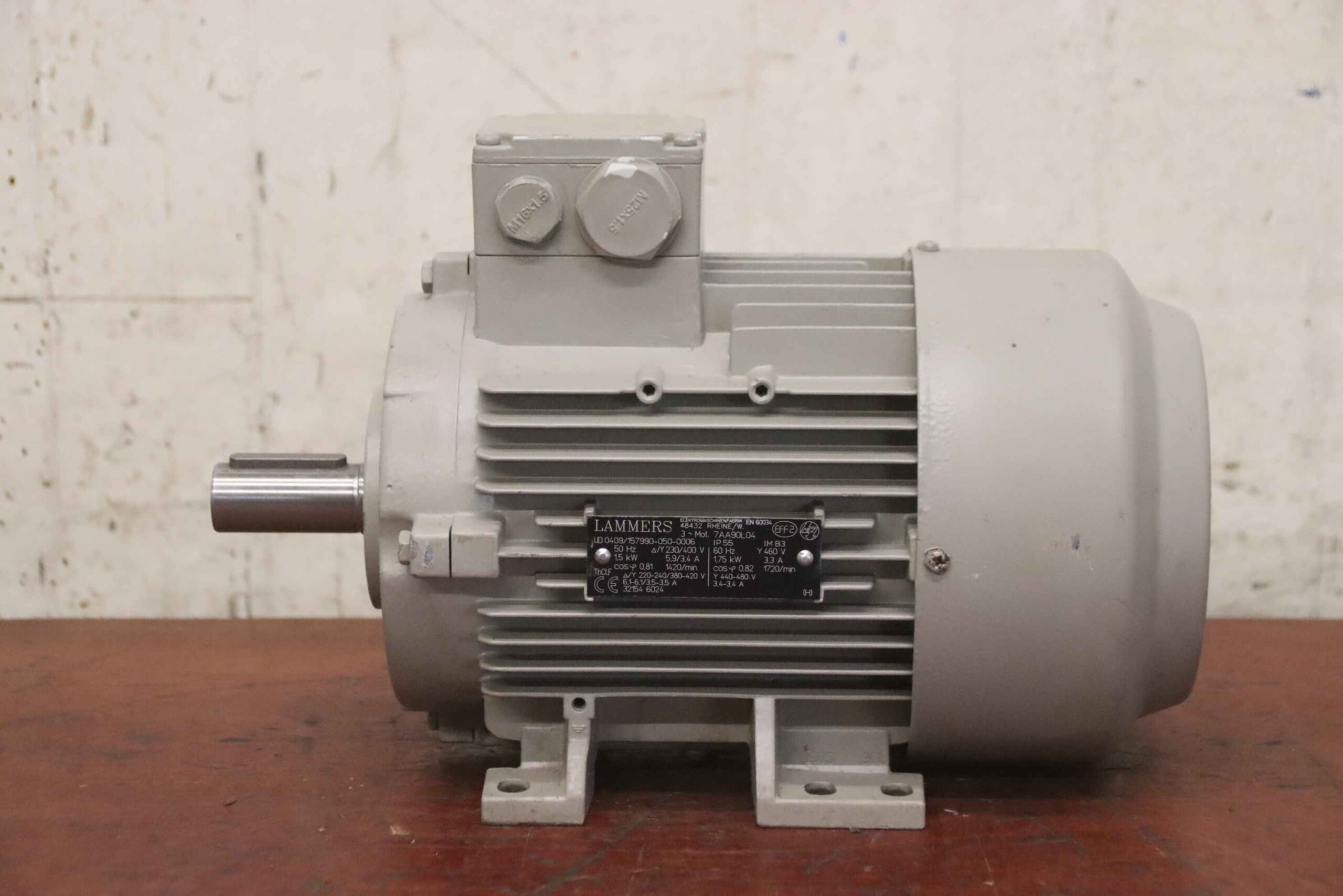 Elektromotor 1,5 kW 1420 U/min von Lammers - 7AA90L04 – Bild 4