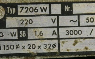 Alternative view of Doppelschleifbock von Metabo - 7206 W