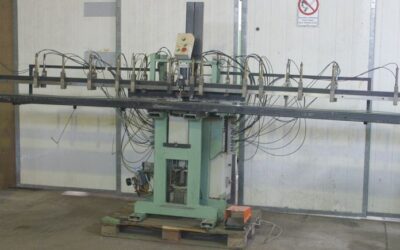 Topfbandbohrmaschine von Hess - mit vielen einstellbaren Anschlägen