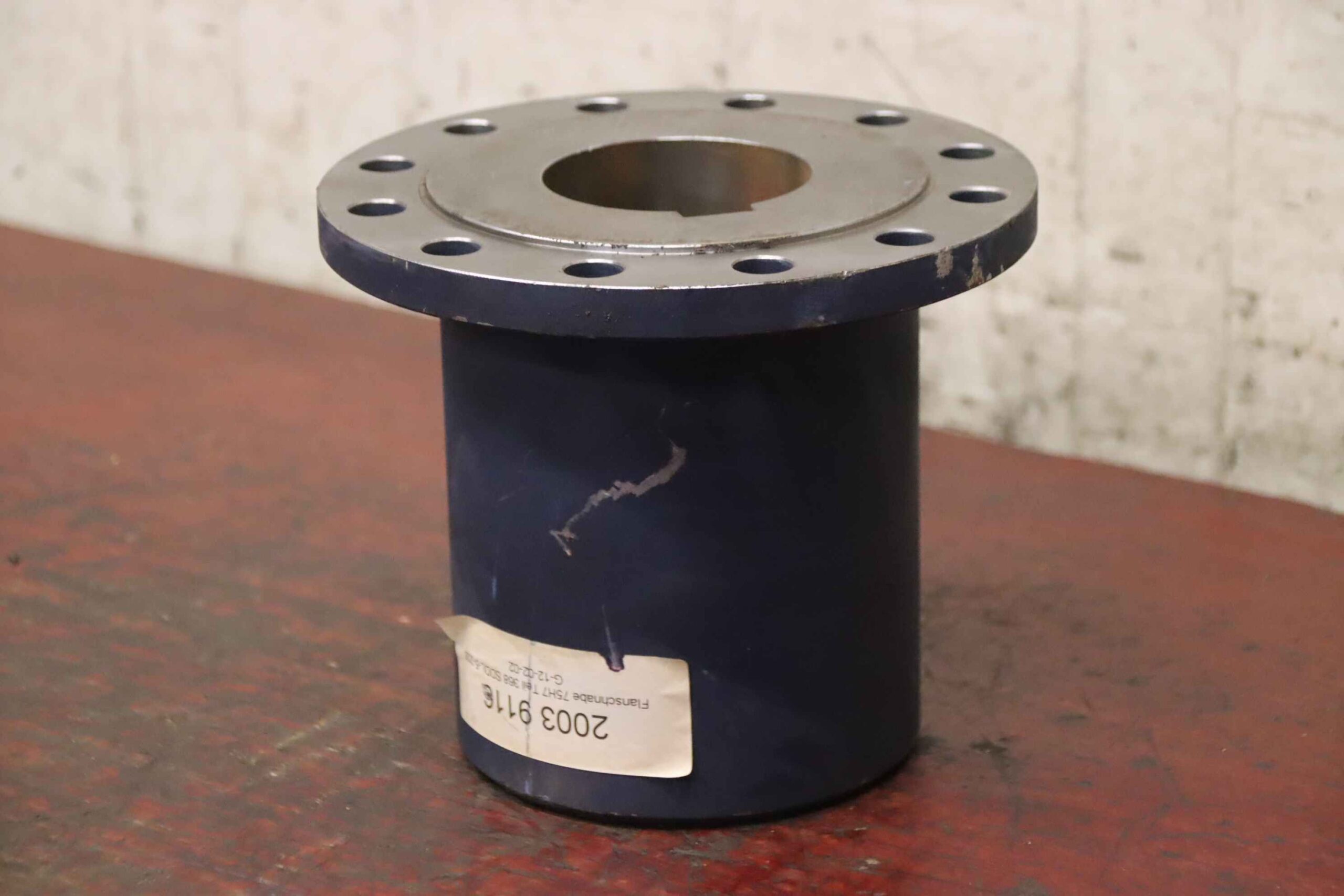 Flanschnabe für Kranfahrwerk von unbekannt - Aufnahme Ø 75 mm