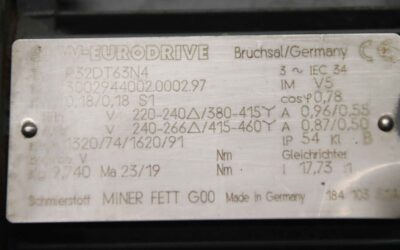 Getriebemotor 0,18 kW 74 U/min von SEW-Eurodrive - R32DT63N4 – Bild 4