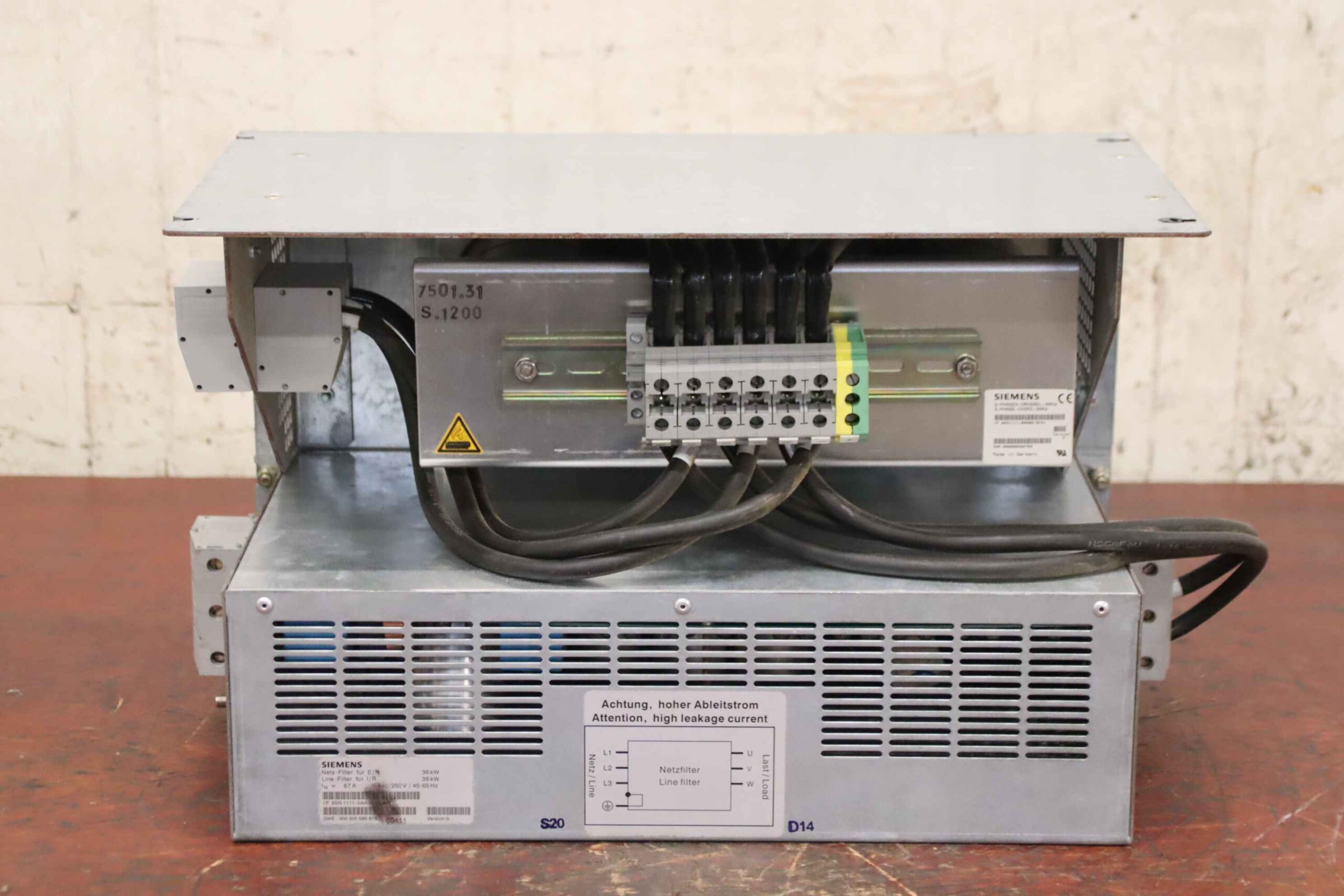 Netzdfilter-Modul von Siemens - Simodrive 36 kW 6SN1111 – Bild 3