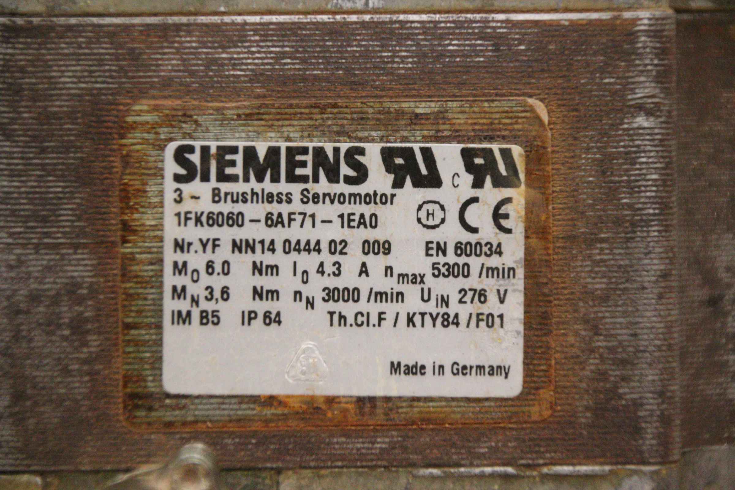 Servomotor von Siemens - 1FK6060-6AF71-1EA0 – Bild 4