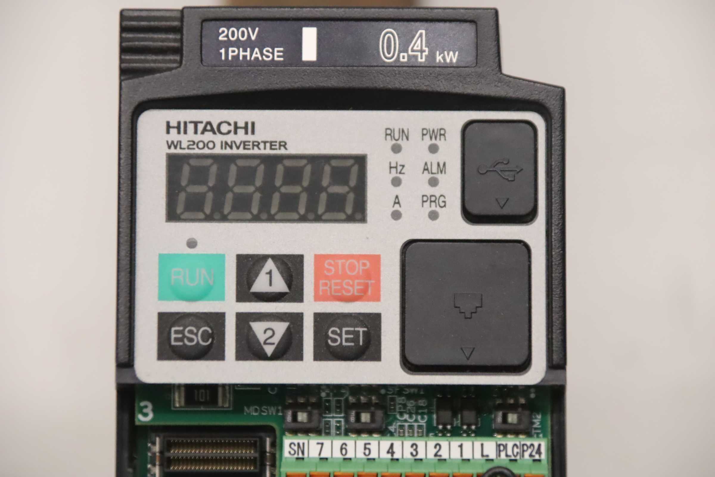 Frequenzumrichter 0,4 kW von Hitachi - WL200-004SFE – Bild 6