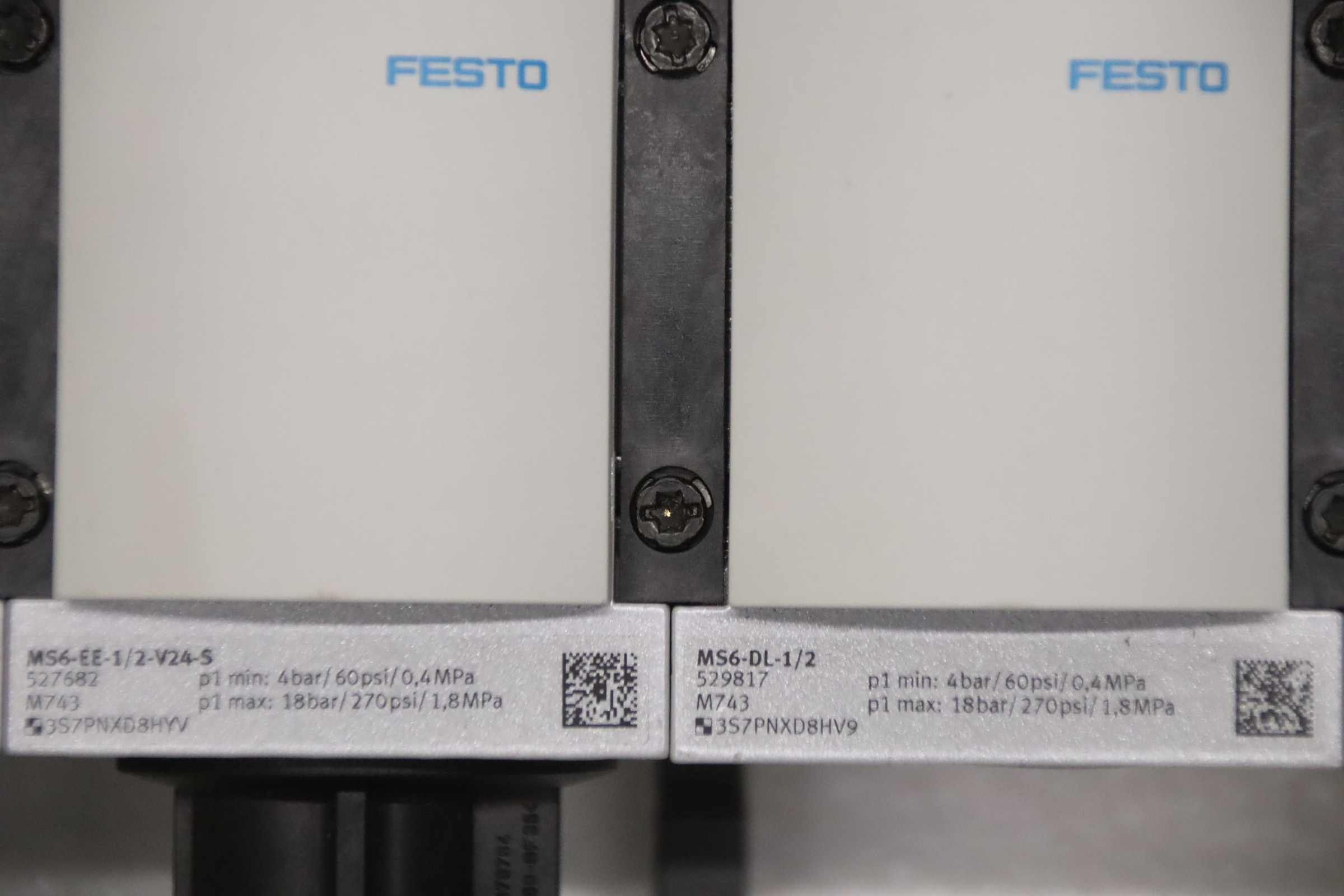 Wartungseinheit Filter Regelventil von Festo - MS6-EM1-1/2-S M56-EE-1/2-V24-S – Bild 6