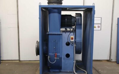 Schneid- und Zerreissventilator 37 kW von CORE LINK** - mit Schallschutzkabine