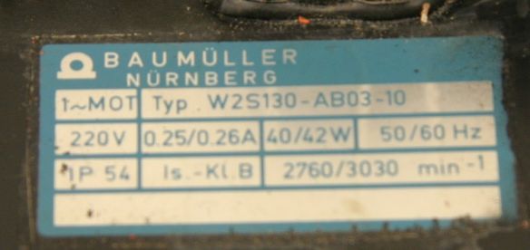 Drehstrom-Synchronmotor von Baumüller SEW - DSOG 100-K – Bild 3