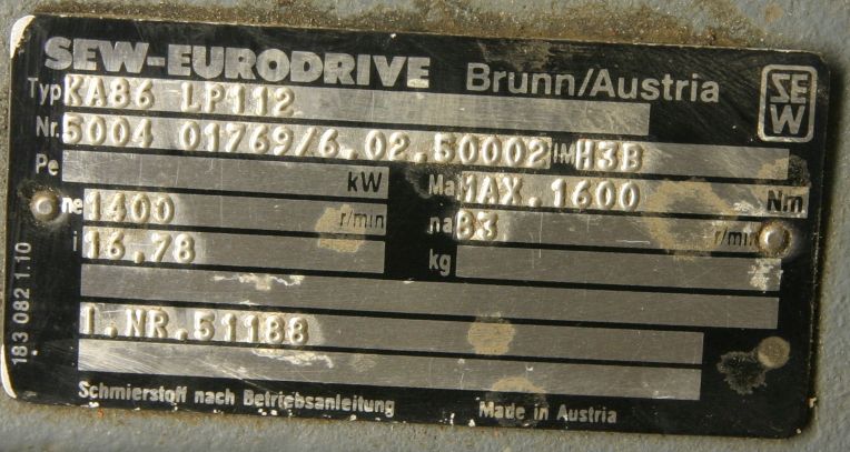 Drehstrom-Synchronmotor von Baumüller SEW - DSOG 100-K – Bild 4