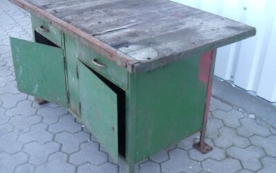 Alternative view of Werkbank von Stahl - Typ 1530x800