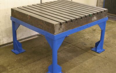 Aufspannplatte mit T Nut von Stolle - 1300/1100/H820 mm