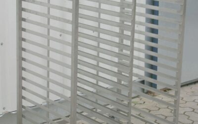 Etagenwagen aus Edelstahl von Edelstahl - 1010/690/H1600 mm