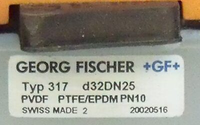 Alternative view of Absperrschieber mit Flanschanschluss von GF - DN25 PN10