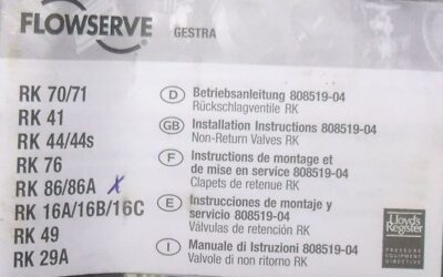 Alternative view of Rückschlagventil DN15 von Gestra - PN40