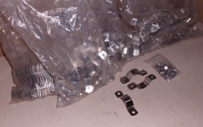 Schraubschellen 10 kg von Edelstahl - Ø 40 mm