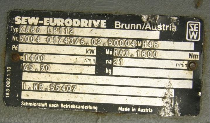 Drehstrom-Synchronmotor von Baumüller SEW - DSOG 100-M – Bild 4