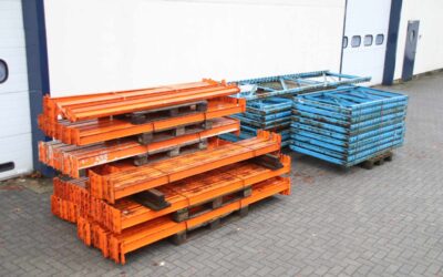 Alternative view of Palettenregal 34 Ständer 104 Traversen von unbekannt - Tiefe 1100 mm