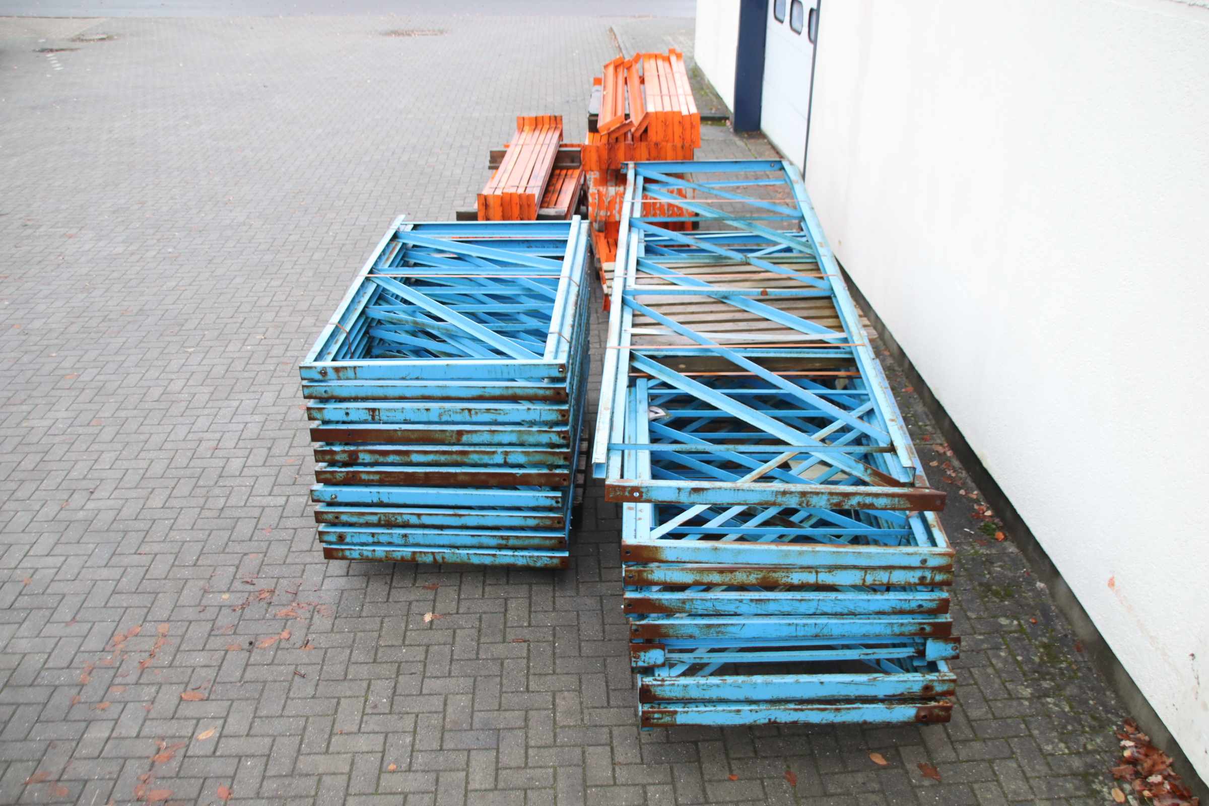 Palettenregal 34 Ständer 104 Traversen von unbekannt - Tiefe 1100 mm – Bild 5