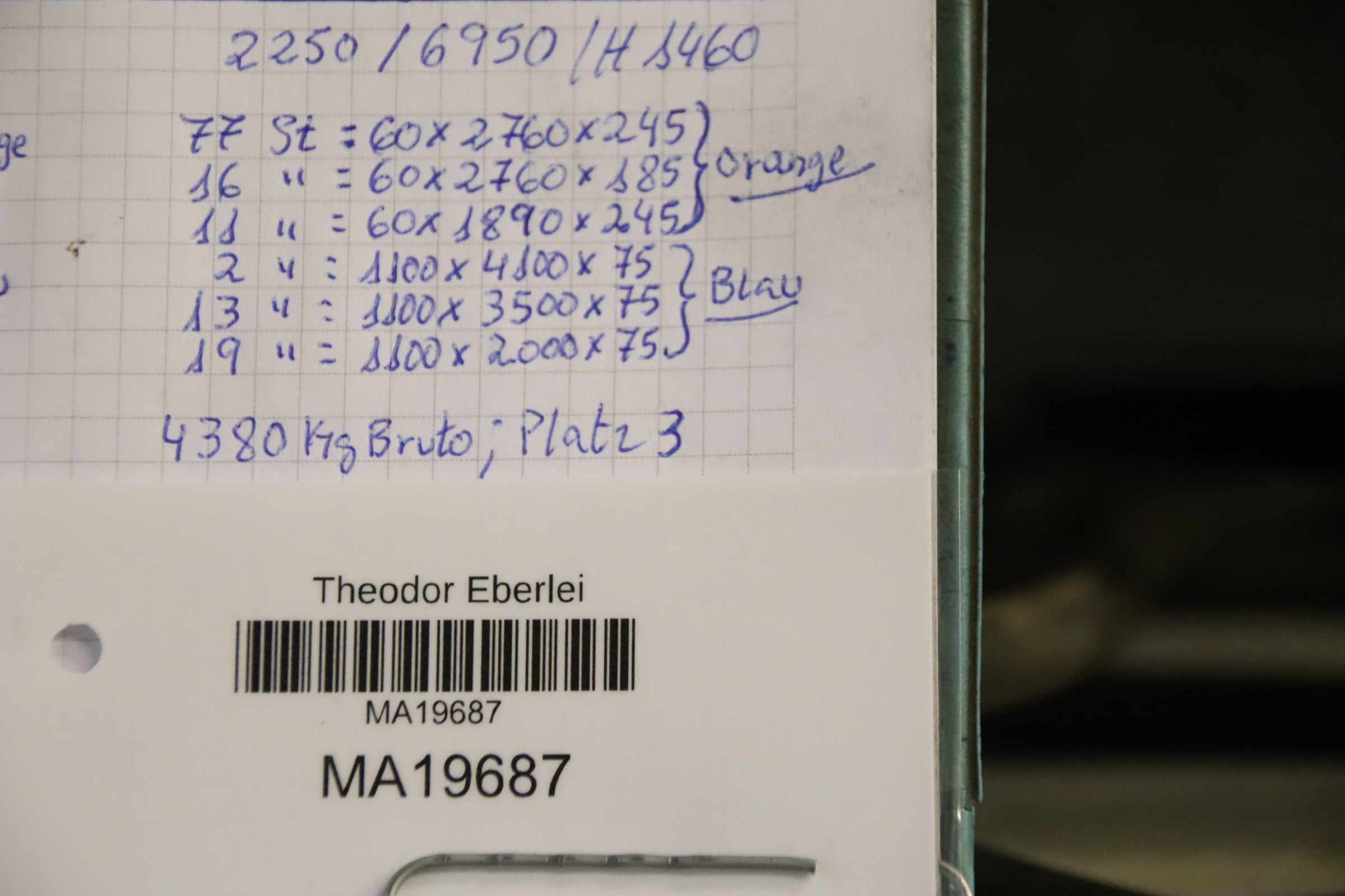 Palettenregal 34 Ständer 104 Traversen von unbekannt - Tiefe 1100 mm – Bild 9