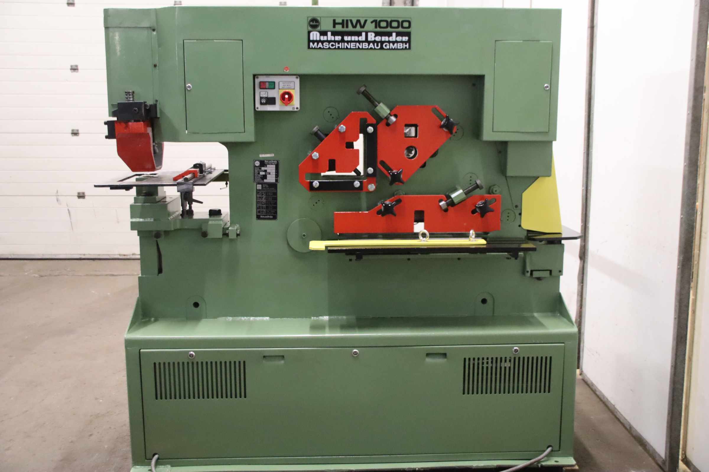 Profilstahlschere Stanze, 5-fach kombiniert von Mubea - HIW 1000 – Bild 13