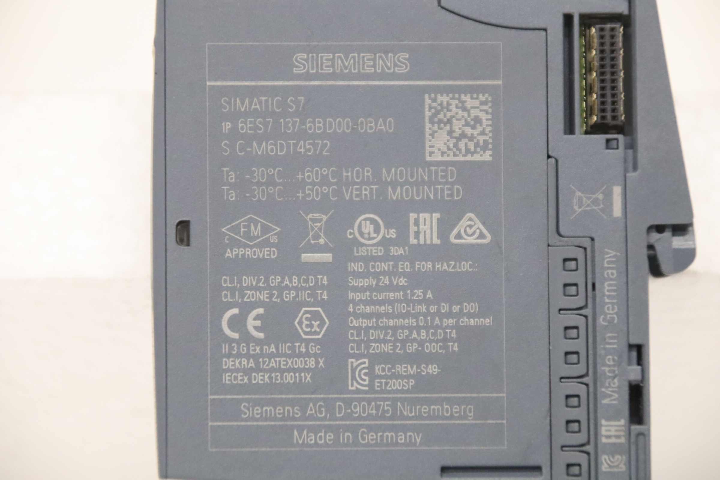 Elektronikmodul ET 200SP von Siemens - 6ES7 134-6FB00-0BA1 – Bild 4