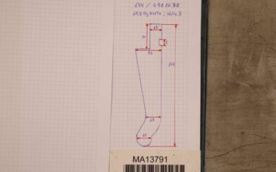Abkantwerkzeug  490 mm von unbekannt - 30/144 mm – Bild 6