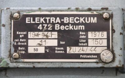 Druckluftbehälter von Elektra-Beckum - 150 L  11 bar – Bild 4