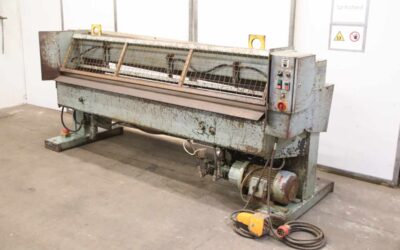 Tafelschere Baustahlmattenschere 2,5 m von Maschinenfabrik Bock - 2550  hydraulisch