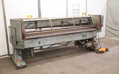 Alternative view of Tafelschere Baustahlmattenschere 2,5 m von Maschinenfabrik Bock - 2550  hydraulisch