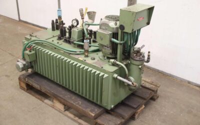 Hydraulikaggregat 3 kW  60 bar Doppelpumpe von unbekannt - 9 l/min / 21 l/min